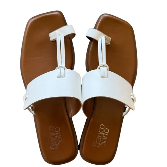 Franco Sarto Mayleigh Sandals White Size 9.5 - Picture 1 of 4